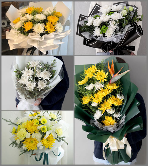 江西吉安永丰县瑶田镇白事花束代送